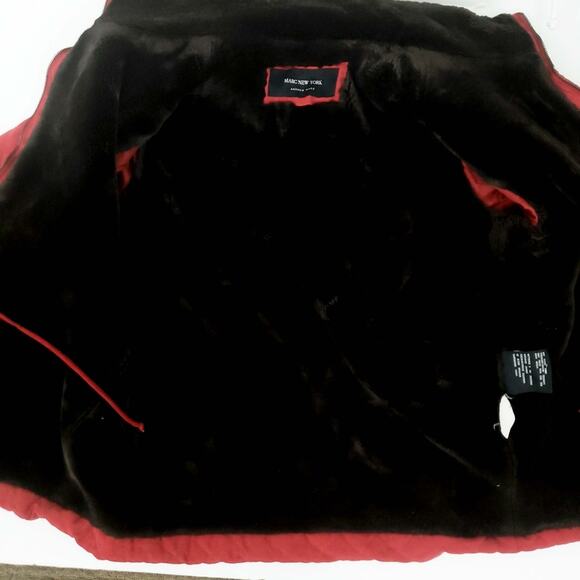 Marc New York Red Winter Coat Quilted Thermolite Plus Insulation Est. Medium - Picture 6 of 8